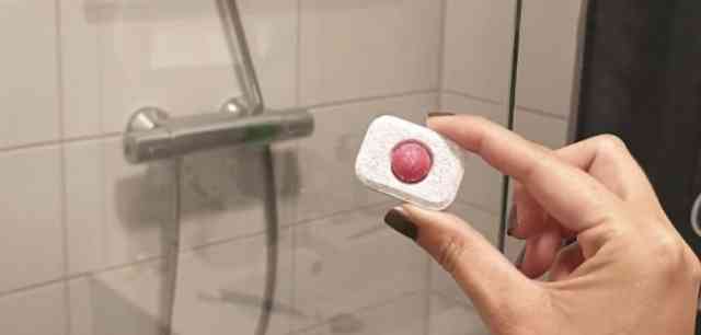 Cleaning Your Shower Using A Dishwasher Tablet