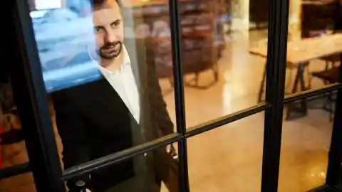 Watching Him Leave
