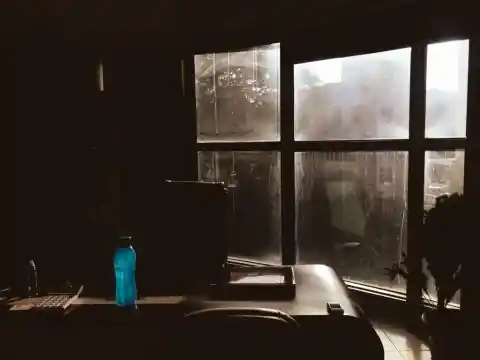 He Couldn’t See Anything