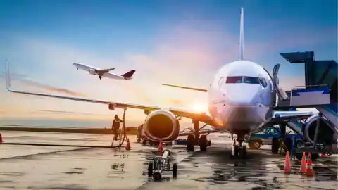 Boarding The Plane