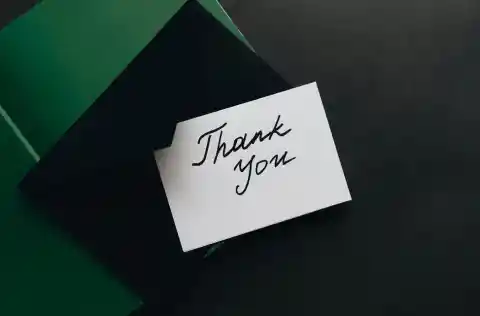 A Thank-You