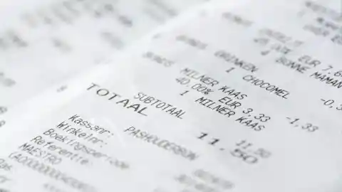 Asking For The Bill