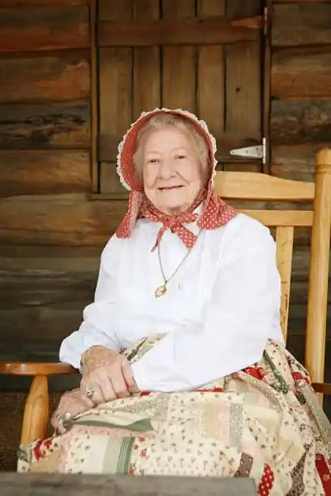 La abuela está en casa
