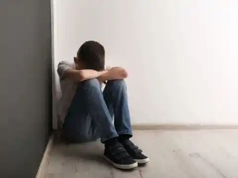 Trying to follow Caleb to school